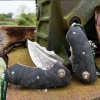 Handcrafted Damascus Steel Folding  Knife • Savage BY ATENAS™