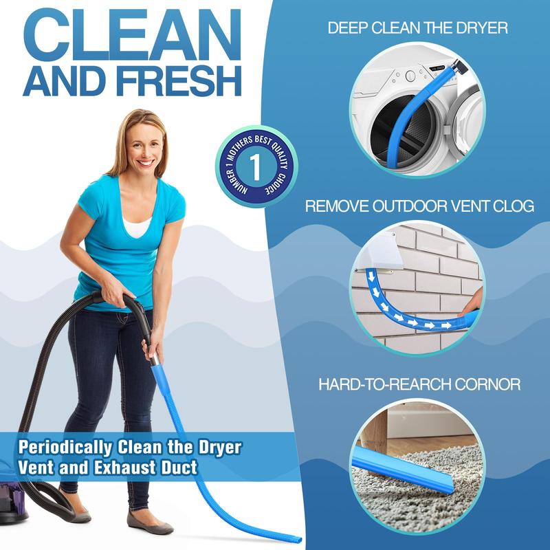 🔥Last Day Promotion 70% OFF🔥Dryer Vent Cleaner Kit⚡BUY 3 GET 1 FREE