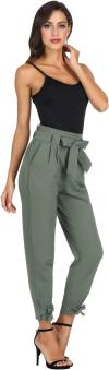 GRACE KARIN Womens Casual High Waist Pencil Pants with Bow-Knot Pockets for Work