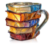 Father's Day Sale 50% Off📚Painted Book Mug🍵