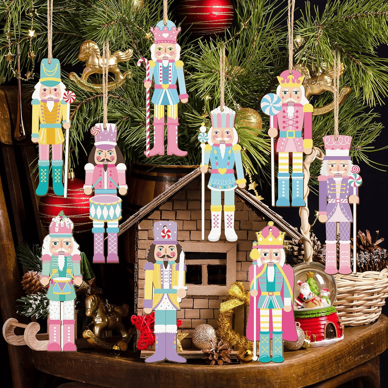 🍭🎅Candy Nutcracker Ornaments