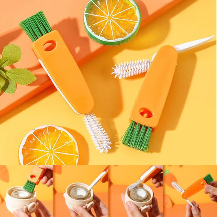 (Mother's Day Sale- 48% OFF) 3 IN 1 Silicone Bottle Cleaning Brush-BUY 5 GET 3 FREE & FREE SHIPPING