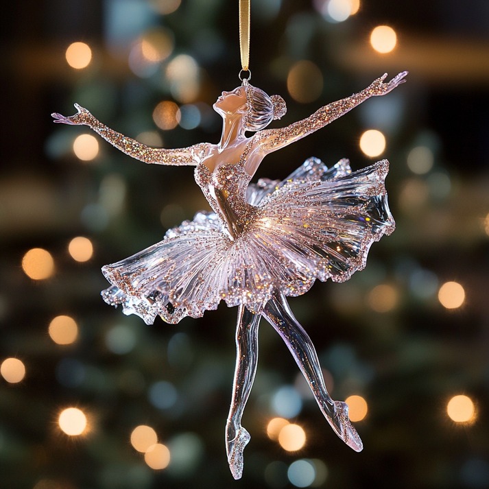 💃Sparkling Ballerina Christmas Ornament