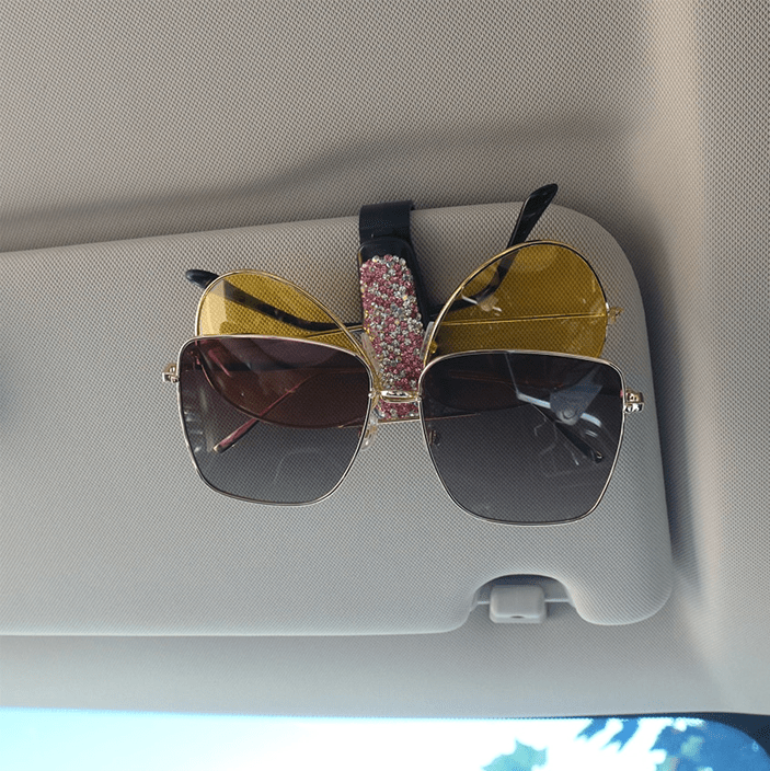 50% OFF Car Visor Sunglasses Diamond Holder, Buy 3 Get 1 Free