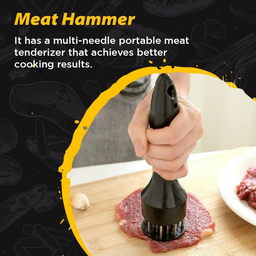 (LAST DAY SALE - 48% OFF) Quick Pin Press Meat Tenderizer, BUY 2 GET 1 FREE