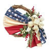 🏵100% Handmade Vintage American Flag Fallen Soldiers Memorial Rattan Wreath(𝐌𝐚𝐫𝐢𝐚𝐧𝐚 𝐒𝐦𝐢𝐭𝐡 𝐇𝐚𝐧𝐝𝐦𝐚𝐝𝐞®)