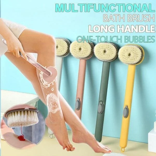 (Last Day Promotion - 50% OFF) Long Handle Liquid Bath Brush, Buy 2 Free Shipping ONLY TODAY🔥