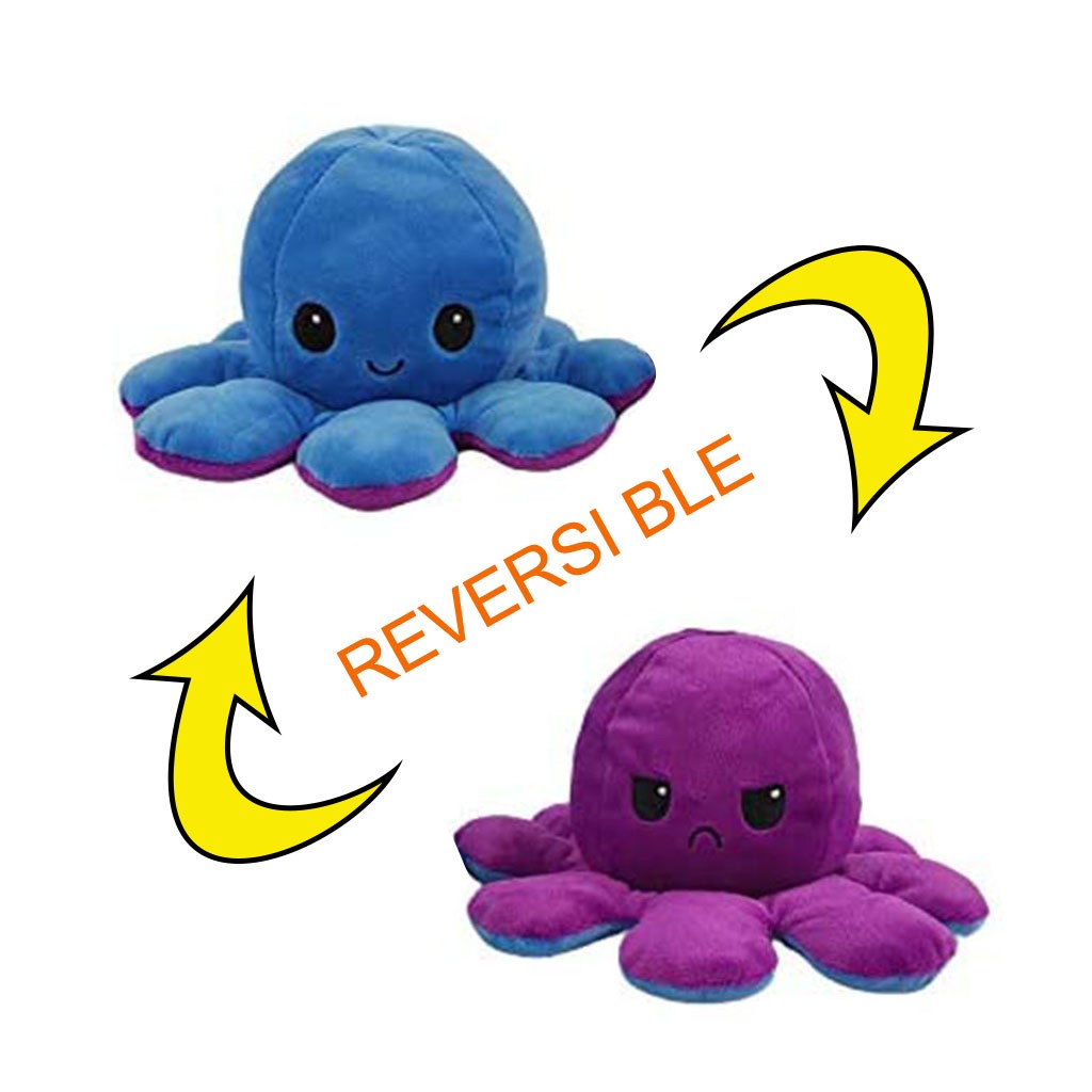 (NEW YEAR PROMOTION -50% OFF)Reversible Flip octopus Plush Stuffed Toy