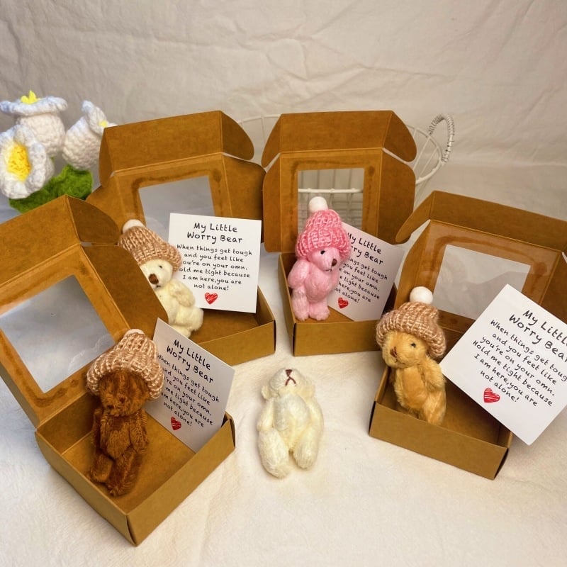 ⏰LAST DAY SALE 50% OFF🎁Handmade Mini Plush Teddy Bear in Box