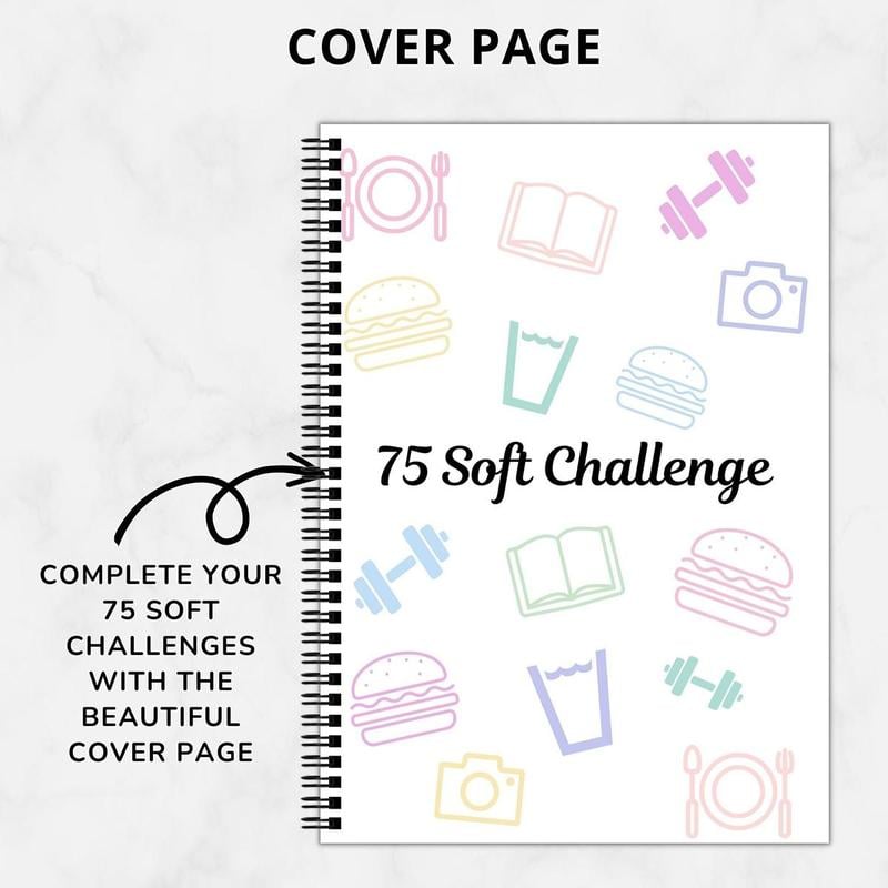 🔥75 Target Soft Challenge Planner Notebook