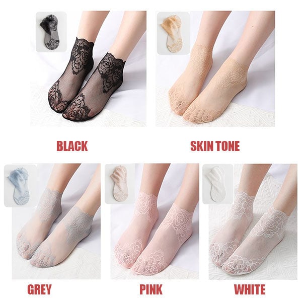 🔥The Last Day Promotion-SALE 50% OFF💋2022 NEW Ladies Fashion Lace Socks