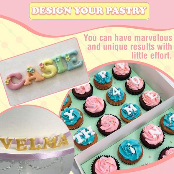 (🔥Last Day Promotion - 49% OFF)Alphabet Fondant Plunger Cutter, Buy 2 Get Extra 10% OFF
