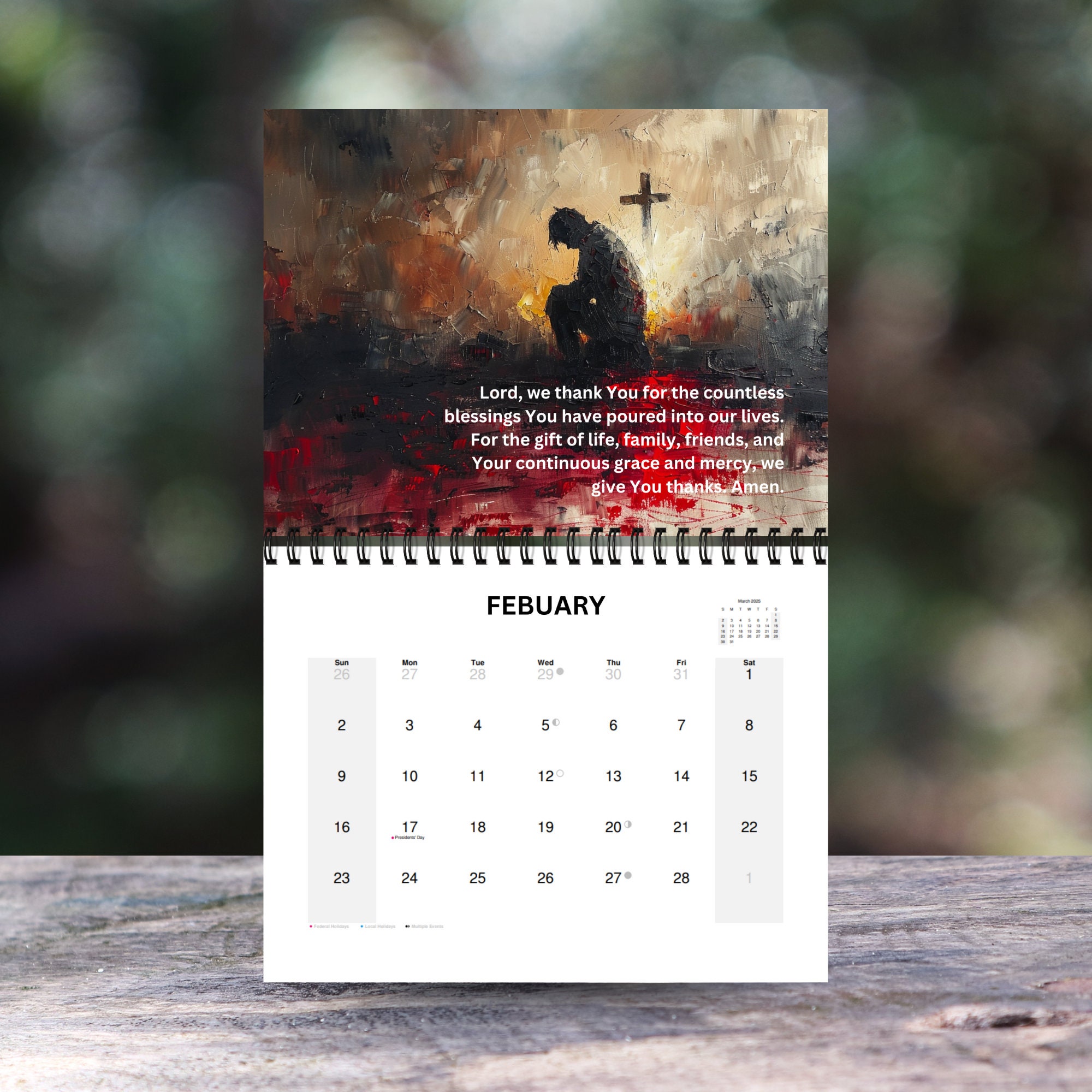 2025 Prayer Calendar | Christian Calendar