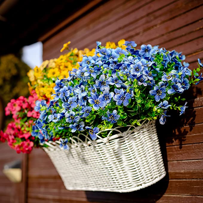 💥Upgraded high-grade material 🌱UV Resistant Lifelike Artificial Flowers