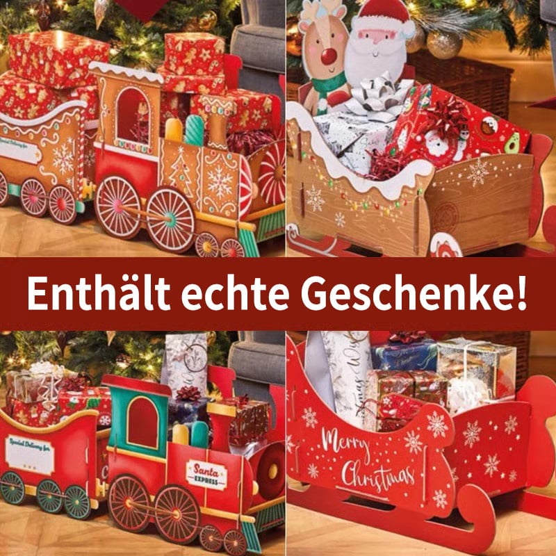 🔥Heißer Verkauf 49% Rabatt🚂Weihnachtsmanns Geschenkzug