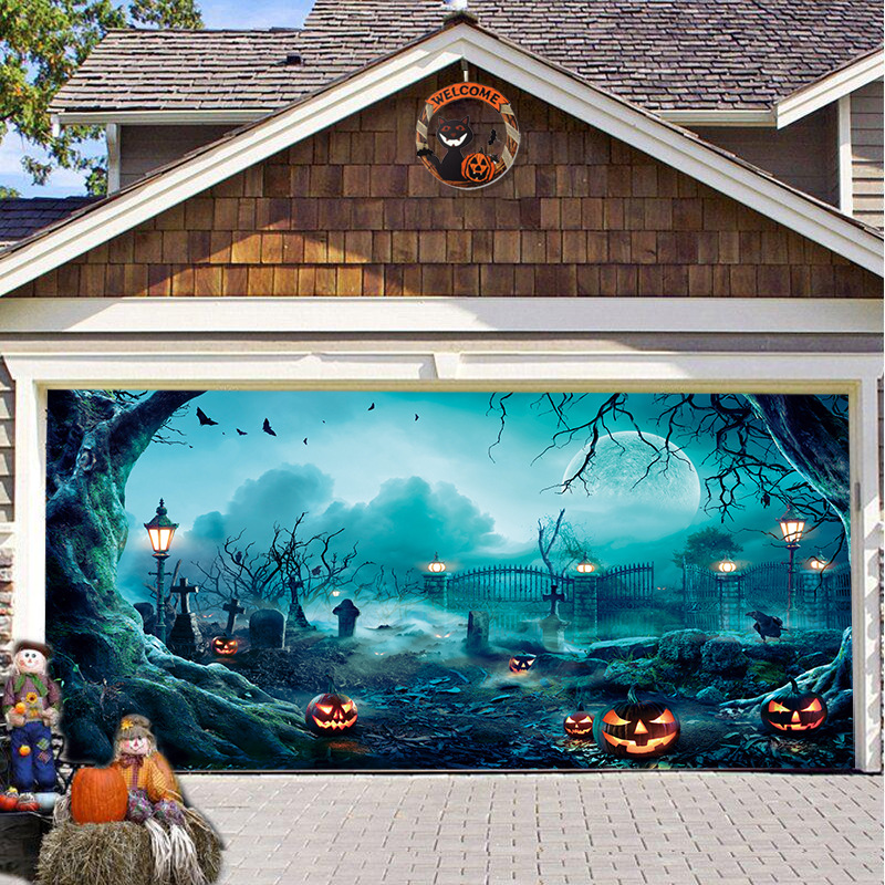 (🎃Early Halloween Sale 48% OFF🎃) - Halloween 2024 Garage Door Decoration