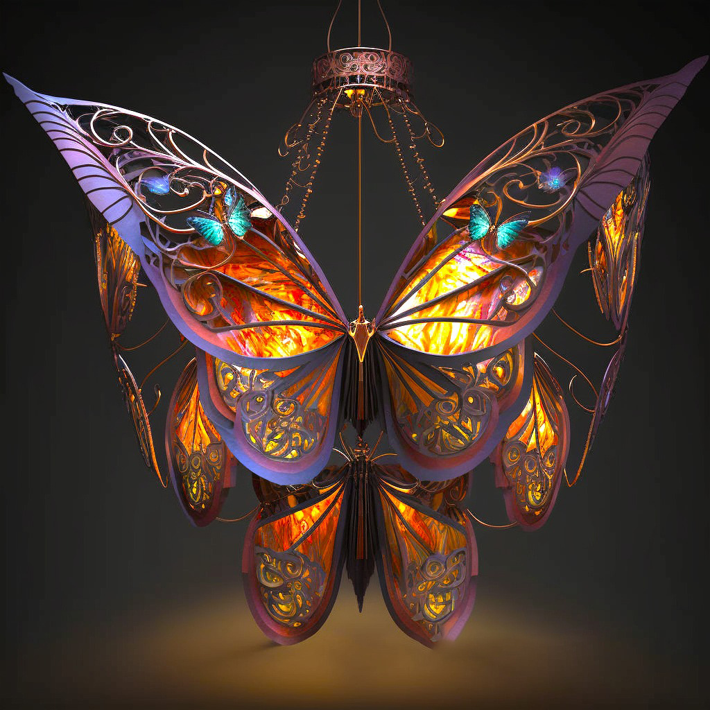 (😍LAST DAY SALE-79% OFF)Vintage Style Stained Glass Butterfly Lamp(Buy 2 Free Shipping)