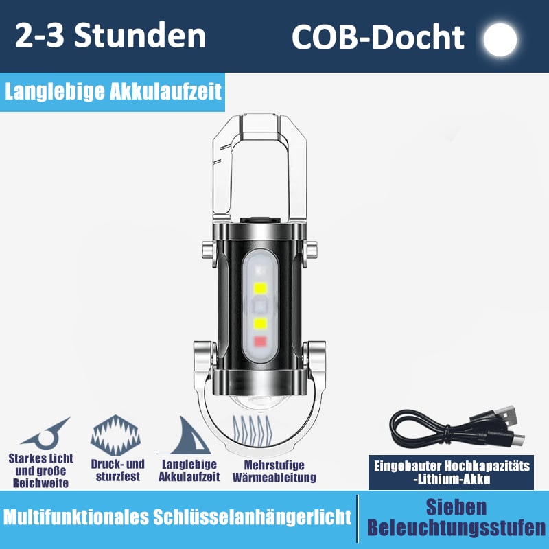 🔥Letzter Tag 49 % Rabatt🔥Superhelle Mini-Schlüsselanhänger-Taschenlampe Wasserdicht