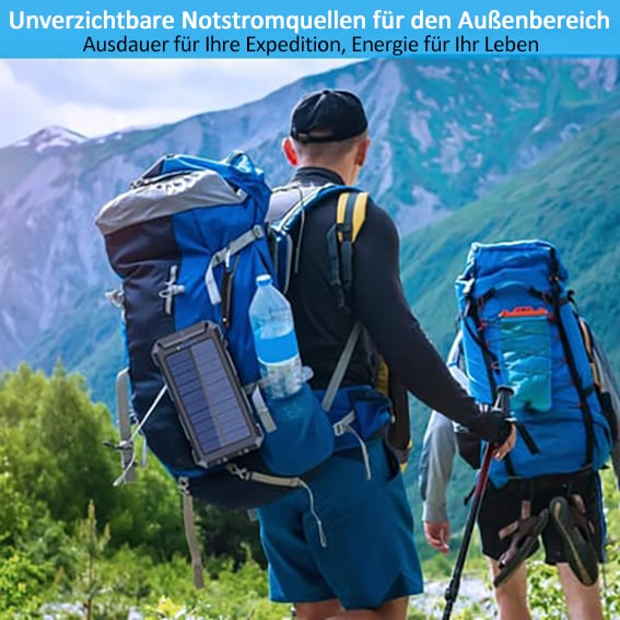 🔥Letzter Tag: 49% Rabatt🔥Wasserdichte Solar-Powerbank