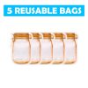 (🔥Clearance Sale - 40% OFF)REUSABLE BAGS(BUY 30 GET 20 PCS FREE)