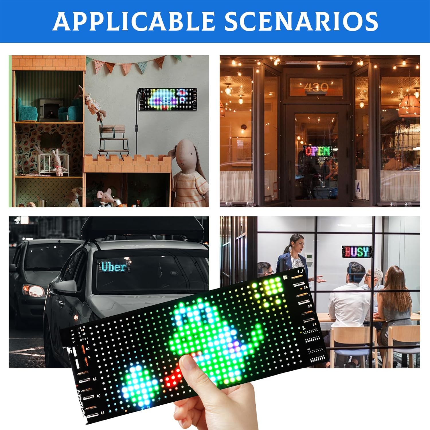 🔥Last Day Promotion 70% OFF🔥Programmable Flexible LED Matrix Panel