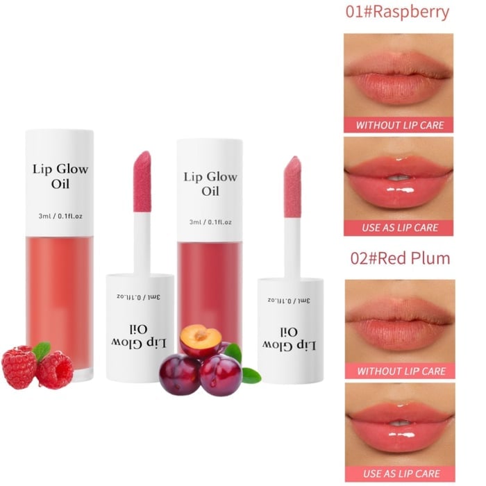 💋 Get the Perfect Pout✨ Tinted Lip Glow Oil - For Lush, Hydrated Lips with a Natural Glow! 💖