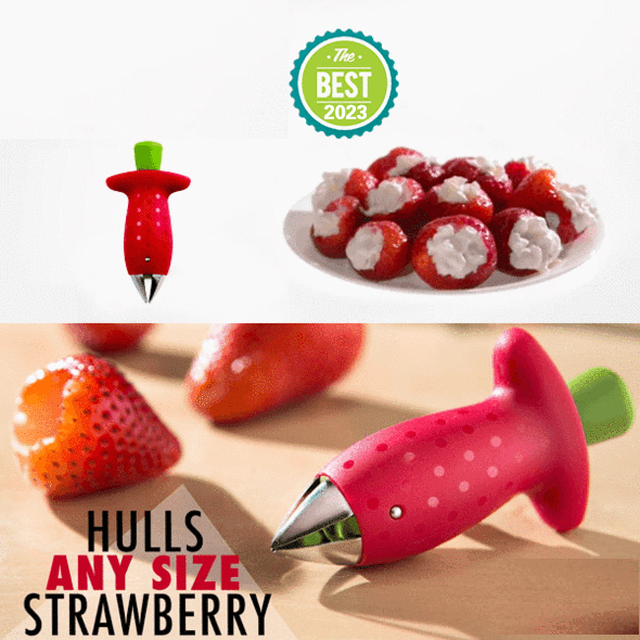 (🌲Early Christmas Sale- SAVE 48% OFF)Magic Strawberry Huller--buy 5 get 5 free & free shipping（10pcs）