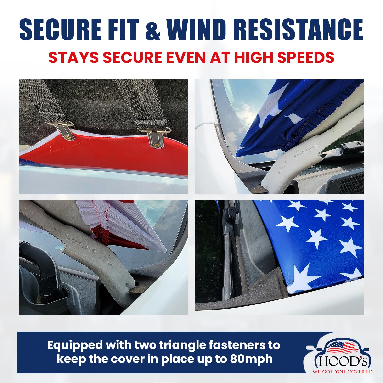 🔥American Flag Car Hood Cover