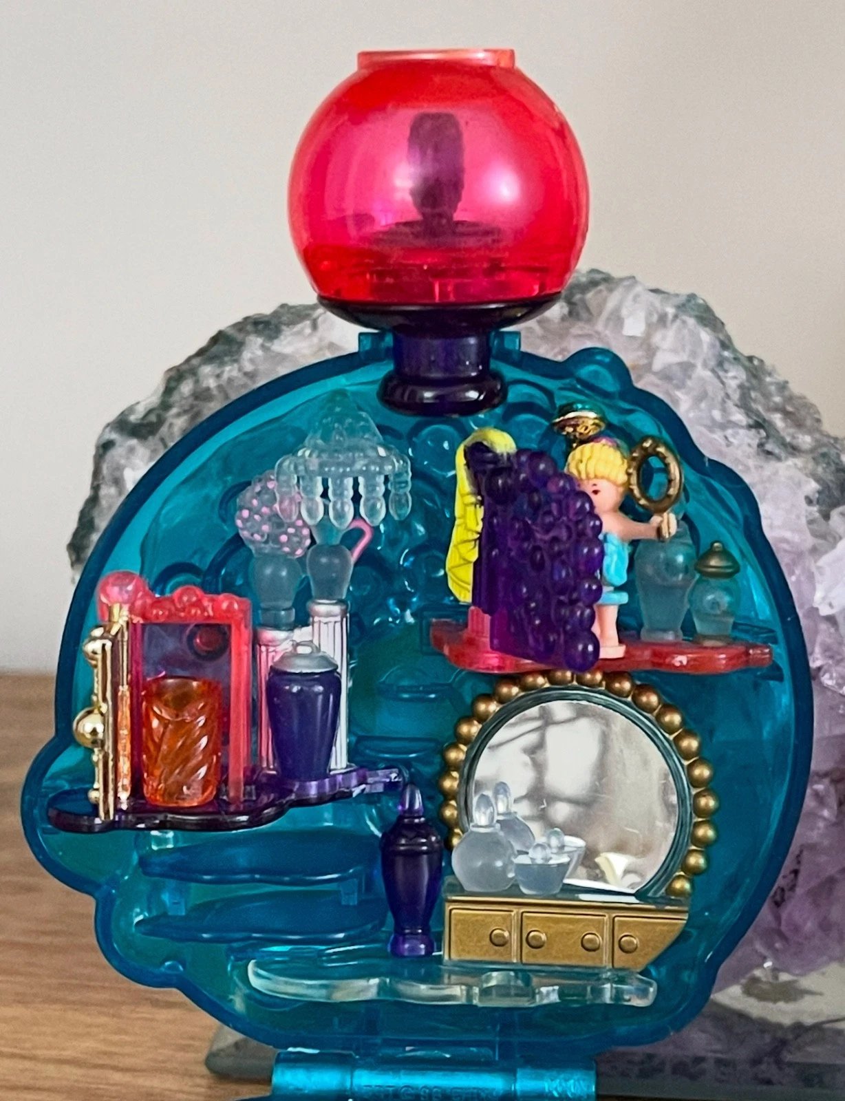 ⏰LAST DAY SALE 50% OFF💥Rare Vintage Bluebird 1996 Polly Pocket Bubbly Bath Playset