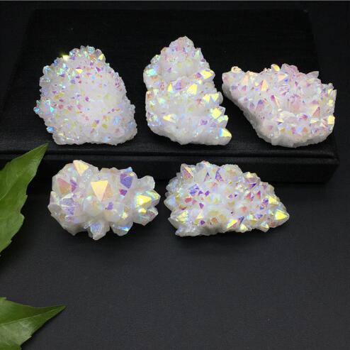 🔥Angel Aura Cluster- Aura Quartz Rainbow Crystal - Healing Aura Quartz Crystals and Stones-Buy 3 Get Extra 15% Off