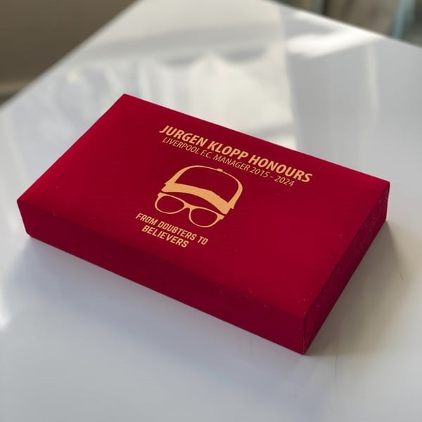 Jurgen Klopp Honours[Batch 3 = Last Batch]  - Trophy Collection Box!