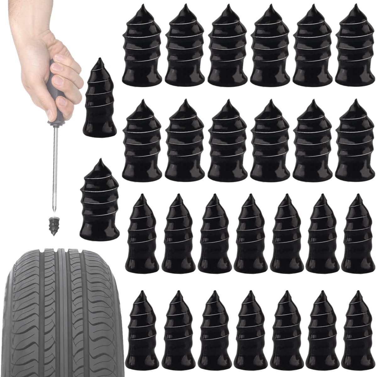 Last Week Clearance Sale 49%🔥Tire Repair Rubber Nail🚚BUY MORE SAVE MORE