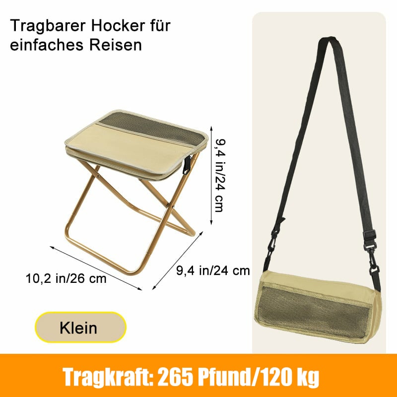 🎉Letzter Tag 49% Rabatt🪑Ultraleichter Klapphocker