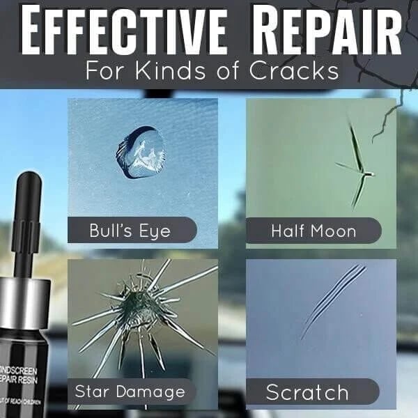 🔥HOT SALE 50% OFF💥Cracks'Gone Glass Repair Kit (New Formula)BUY 2 GET 2 FREE