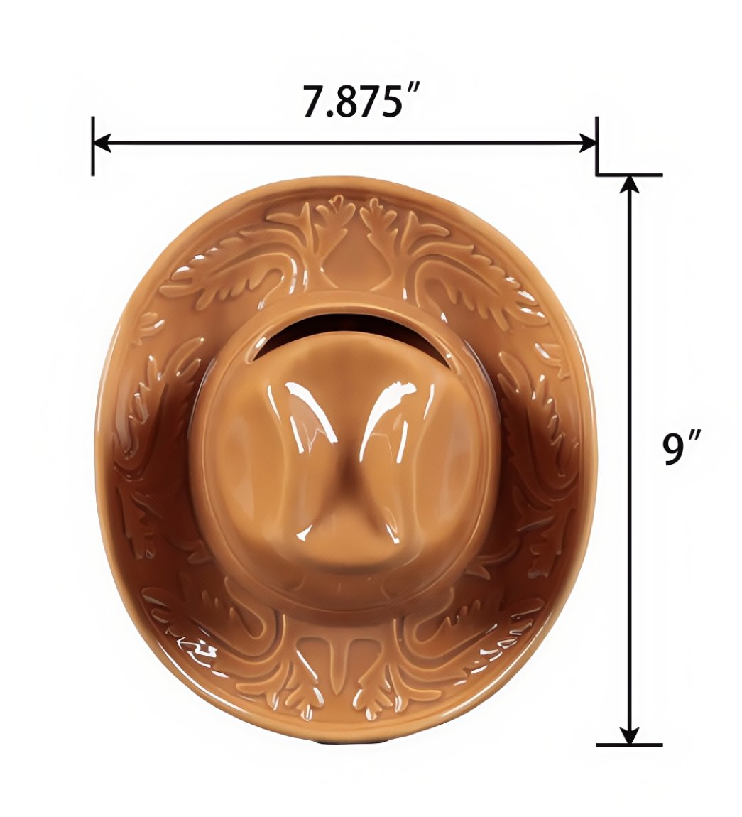 🎁TikTok Last Day Sale - 70% OFF🔥Ceramic Cowgirl Hat Hanging Vase - Decorative Ornament for Home
