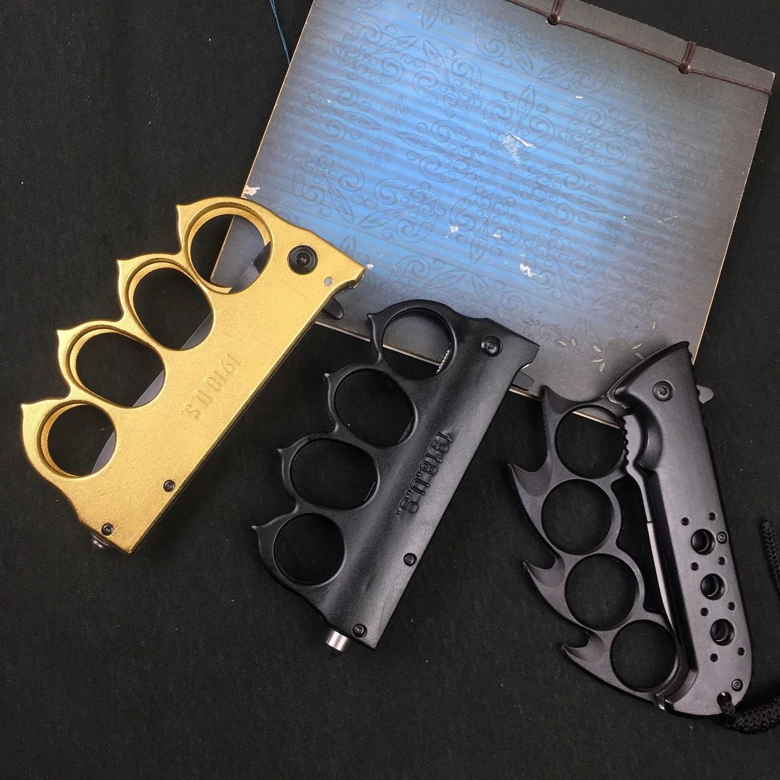 US 1918 Trench Brass Knuckle OTF