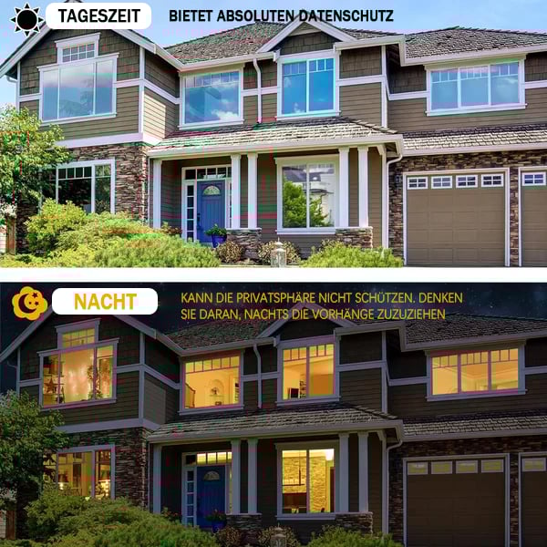 📢Letzter Tag: 49% Rabatt🔥Anti-UV-reflektierende Fensterfolie mit 100 % Sichtschutz
