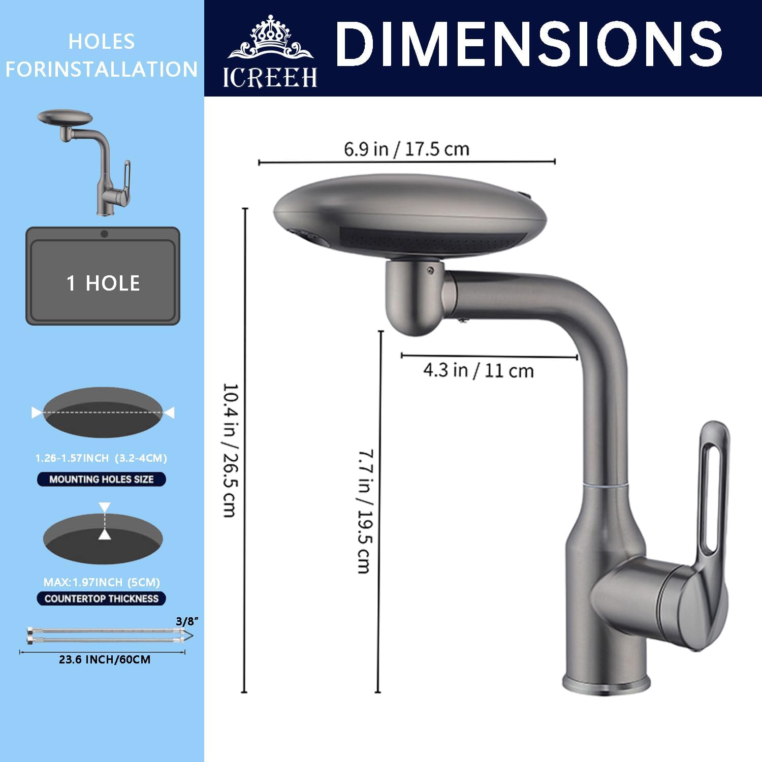 ⏰LAST DAY SALE 50% OFF💥Innovative 4-in-1 Rotatable Multi-mode Faucet
