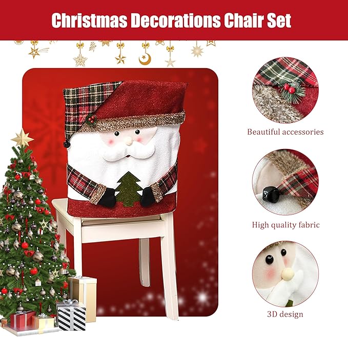 🔥Last Day Promotion 50% OFF🔥Cute Christmas Chair Covers