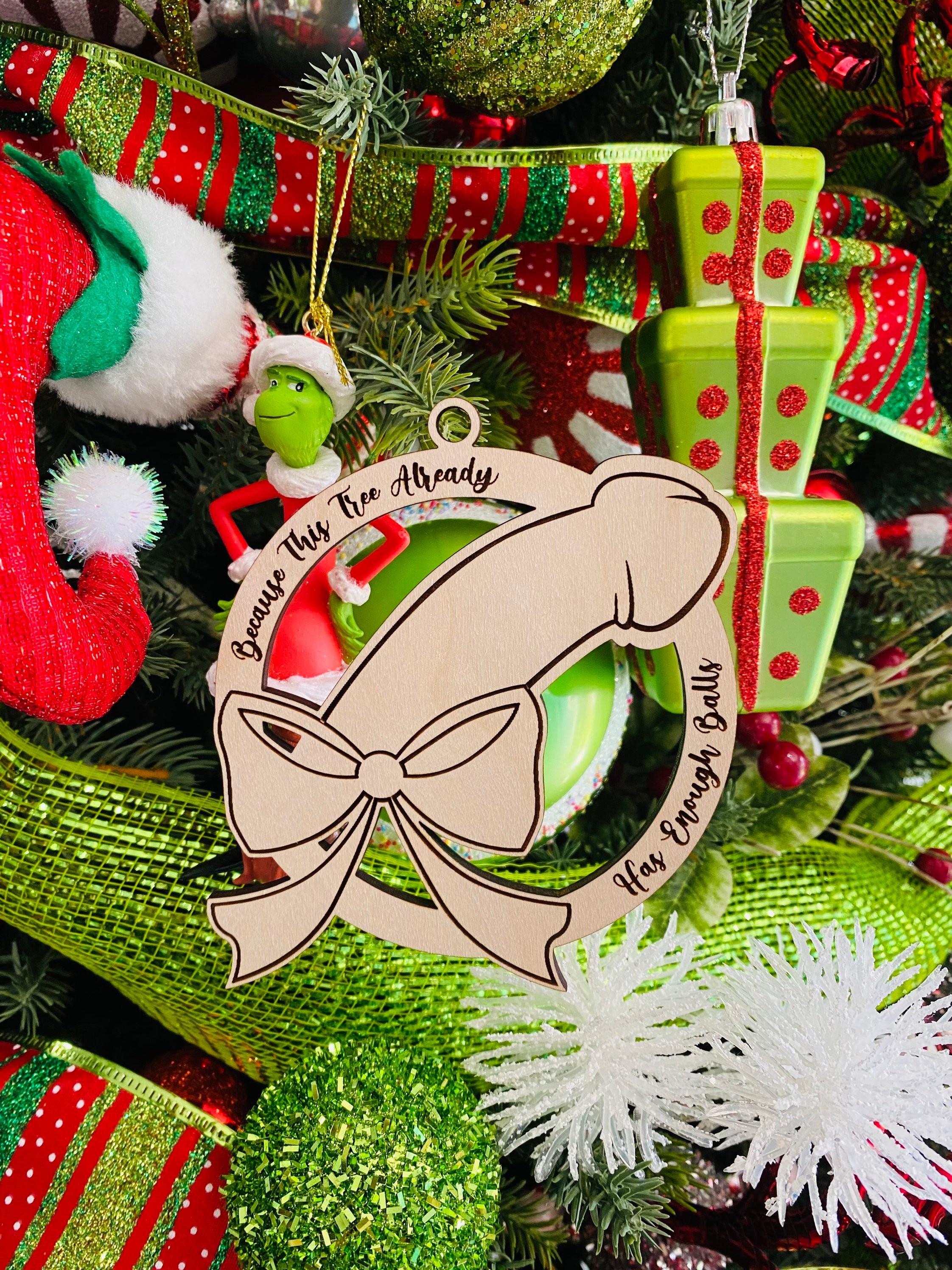 Funny  Christmas Ornament