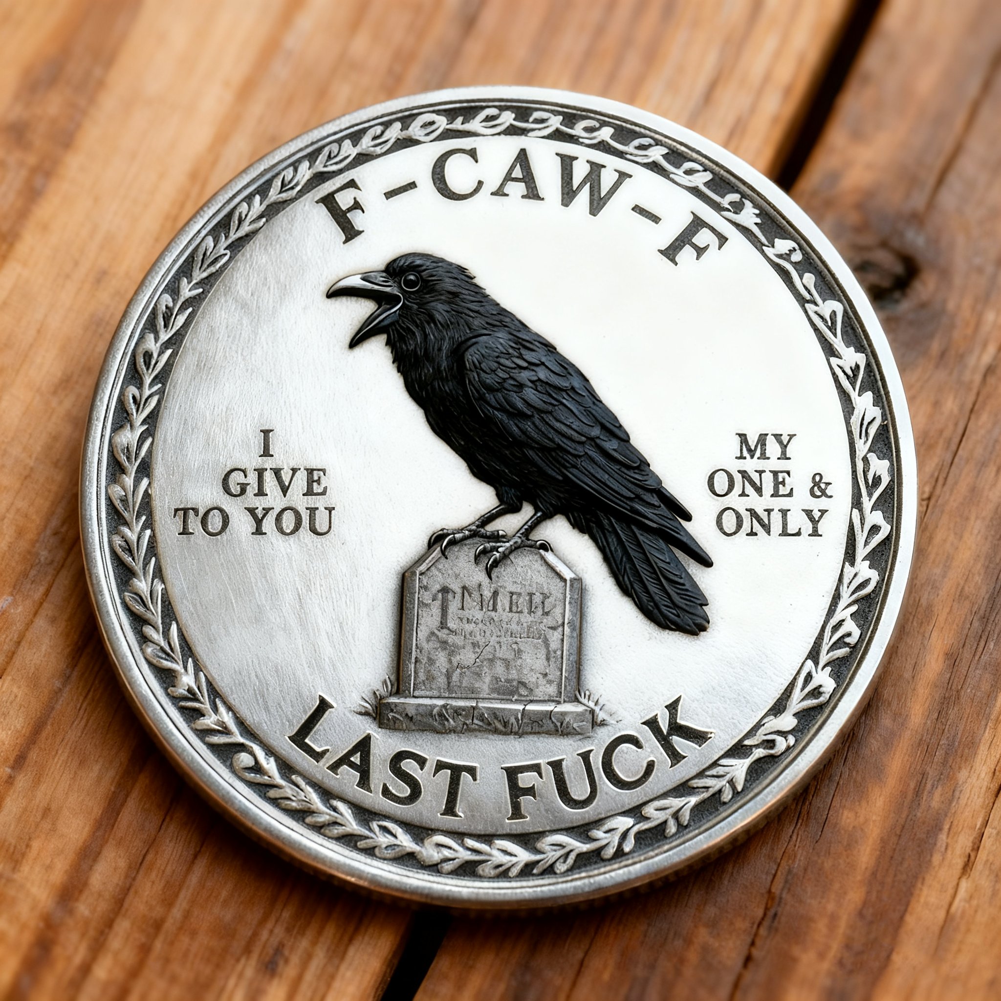 🔥Last Day 50% OFF🔥F-CAW-F Witchy Raven Coin