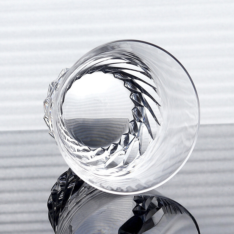 Angel Wing Crystal Whiskey Glass