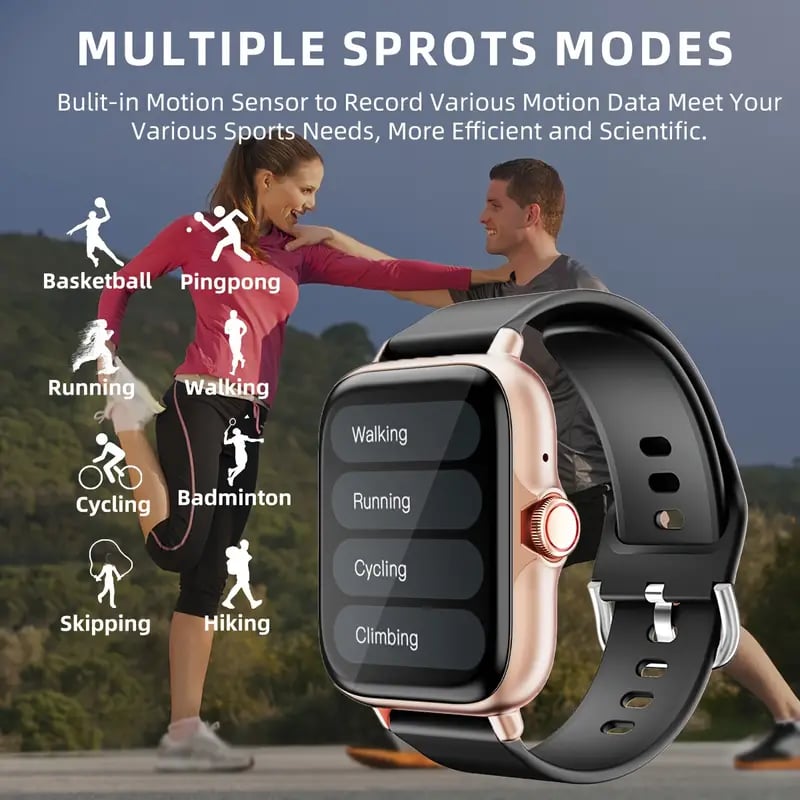 🔥Ganztägige Fitnessüberwachung⌚Mode-Smartwatch mit Bluetooth