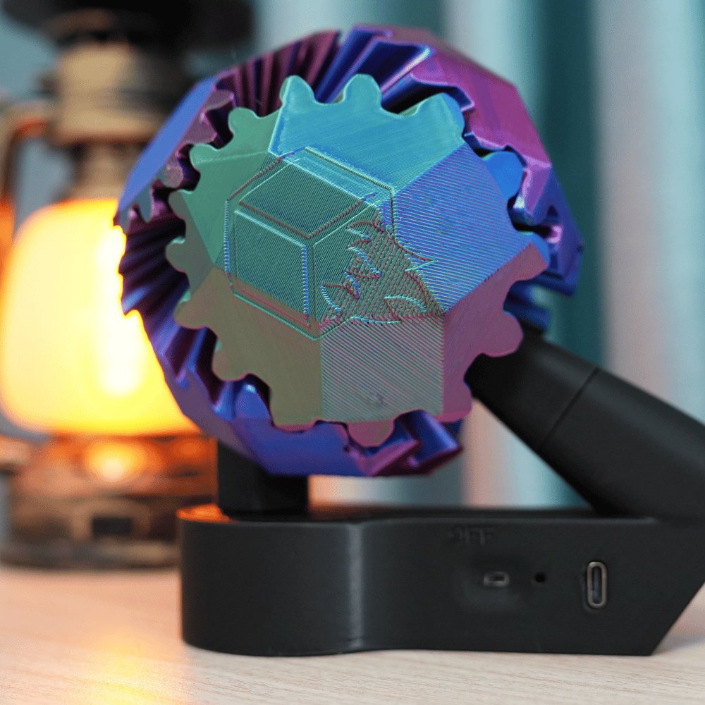 🔥Last Day Promotion 50% OFF🔥3D Printed Electric Rotating Gear Ball