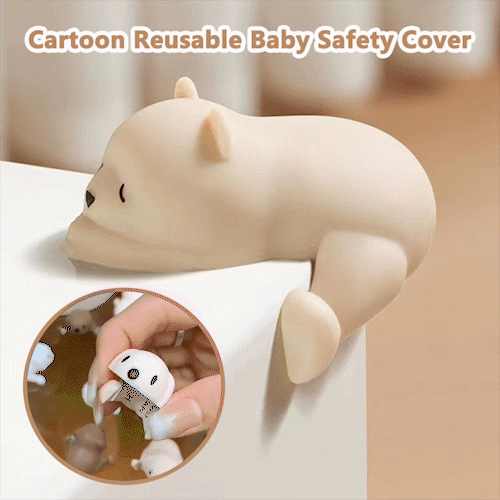 (🔥HOT SALE TODAY - 50% OFF) Cartoon Animal Baby Safety Table Corner Protector(4 pcs/1set)