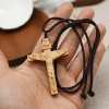 ✝️100% Handmade Jesus Cross Wooden Necklace(𝐉𝐚𝐦𝐞𝐬 𝐎𝐥𝐢𝐯𝐞𝐫 𝐇𝐚𝐧𝐝𝐦𝐚𝐝𝐞®)