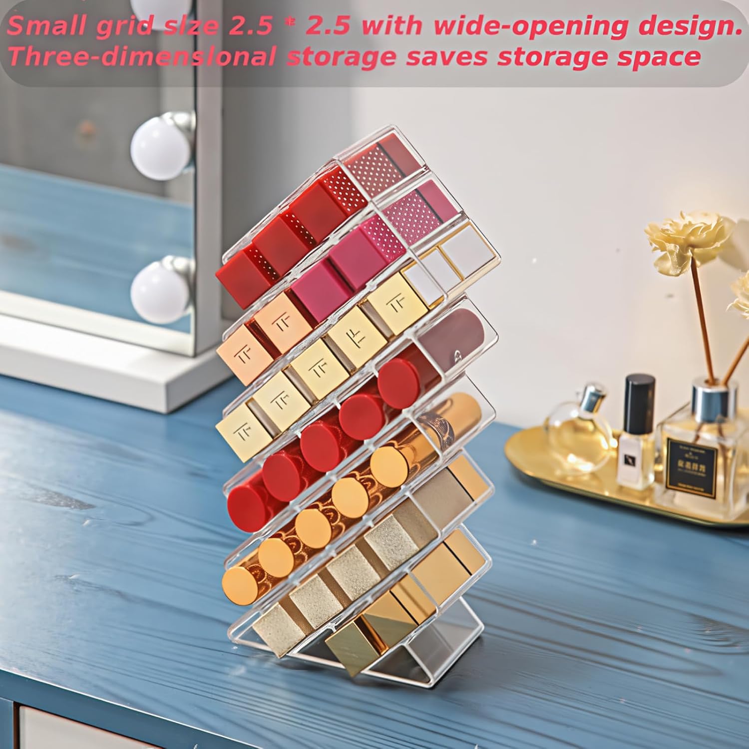 💥LAST DAY SALE 50% OFF💥Stackable Fish Shape Lipstick Tower⚡BUY 2 FREE SHIPPING