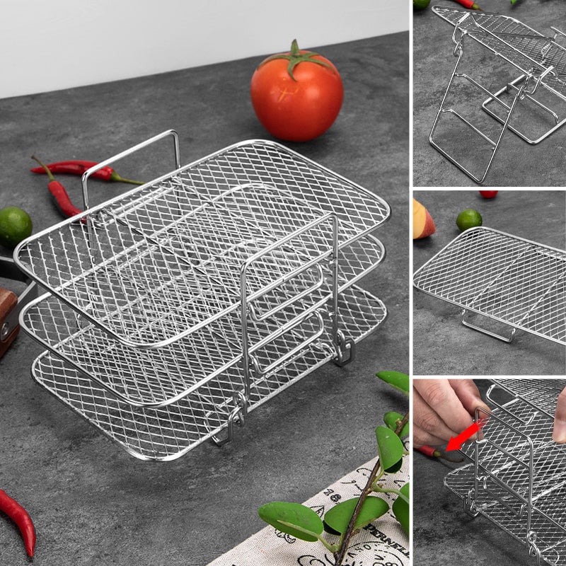 💥LAST DAY SALE 50% OFF💥Stainless Steel Multi-layer Dehydrator Rack⚡BUY 2 FREE SHIPPING