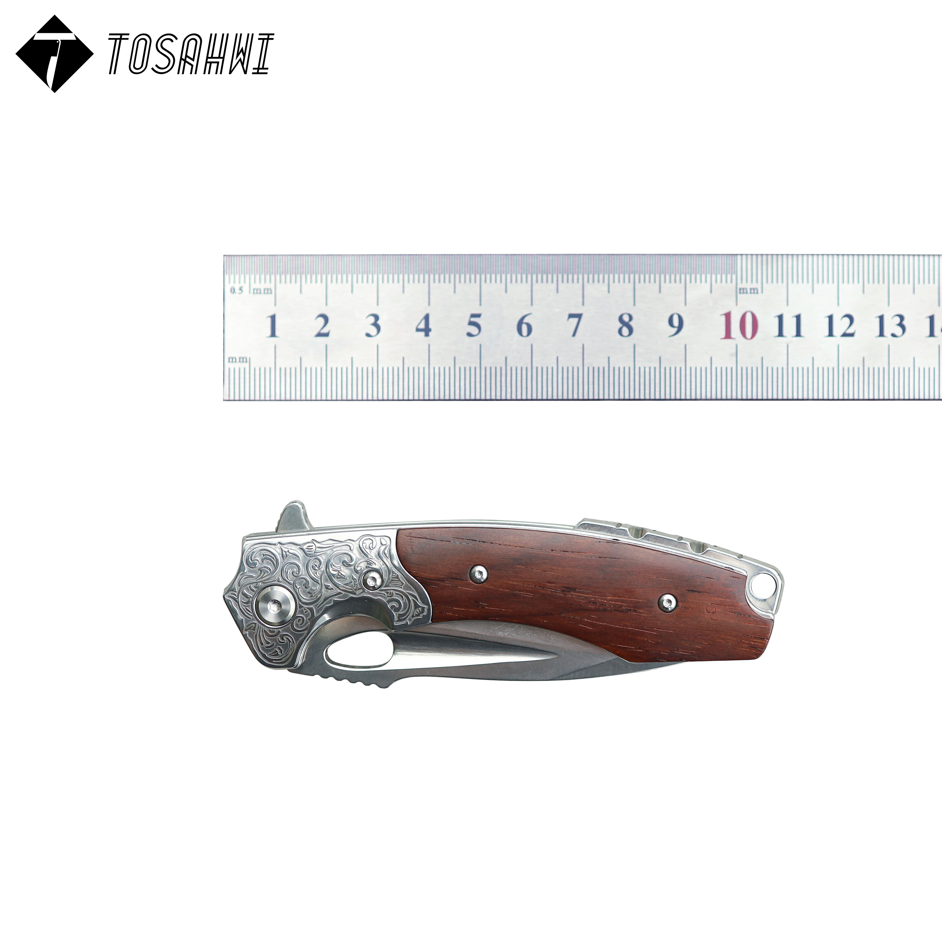 TOSAHWI HANDMADE Sandalwood Folding Blades-15875