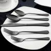 LIANYU 20 Piece Silverware Flatware Cutlery Set, Stainless Steel Utensils Service for 4, Include Knife Fork Spoon, Mirror Polished, Dishwasher Safe